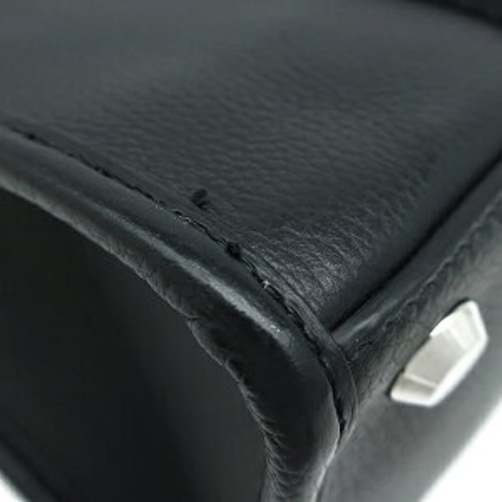 Balenciaga Tote Bag Black Leather Shoulder Strap - Picture 5 of 9